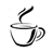 obrazek kubka z parującą kawą/herbatą